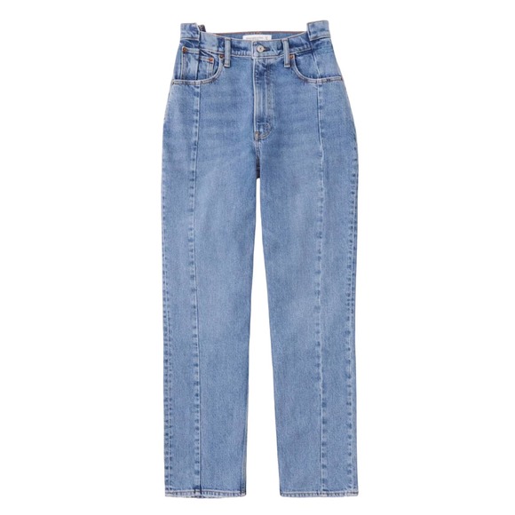 Abercrombie & Fitch Blue Straight Leg Jeans - Picture 2 of 13